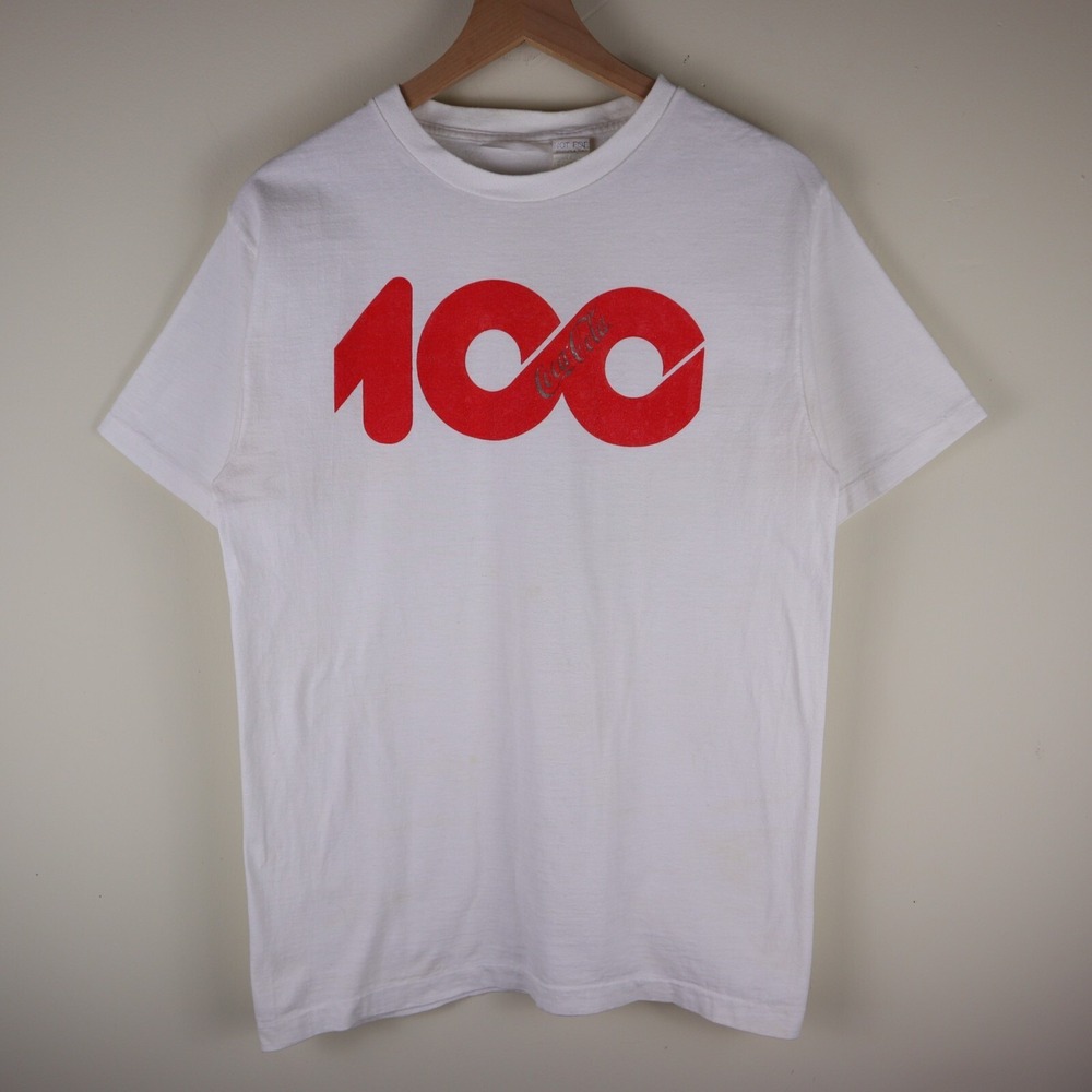 Vintage 1986 Coca Cola 100th Centennial‎ Celebration Shirt Adult Medium 19x28